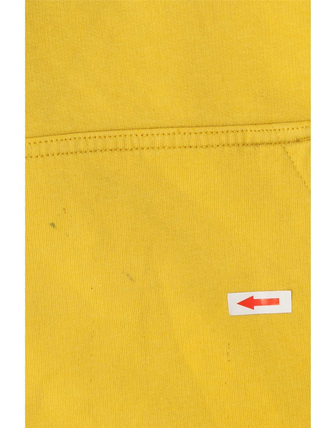 Adidas Mens Graphic Hoodie Jumper Medium Yellow Cotton