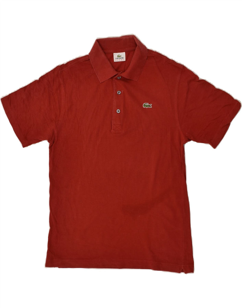 LACOSTE Mens Polo Shirt Size 3 Small Red Cotton | Vintage Lacoste | Thrift | Second-Hand Lacoste | Used Clothing | Messina Hembry 