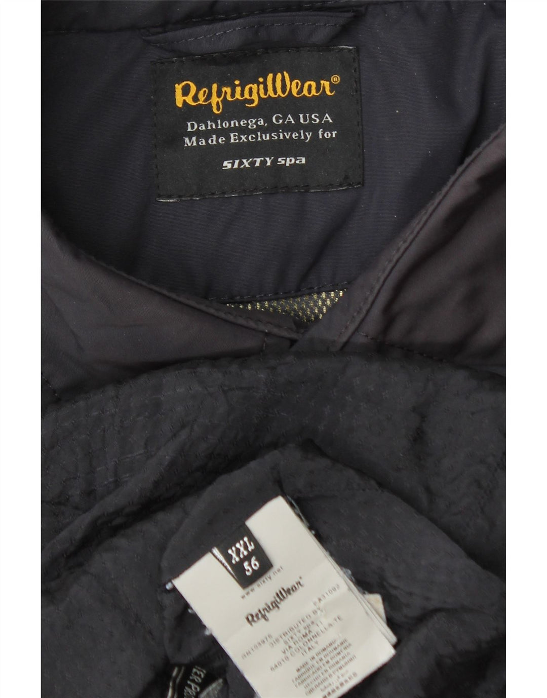 Refrigiwear Mens Utility Jacket UK 44 2XL Navy Blue Nylon