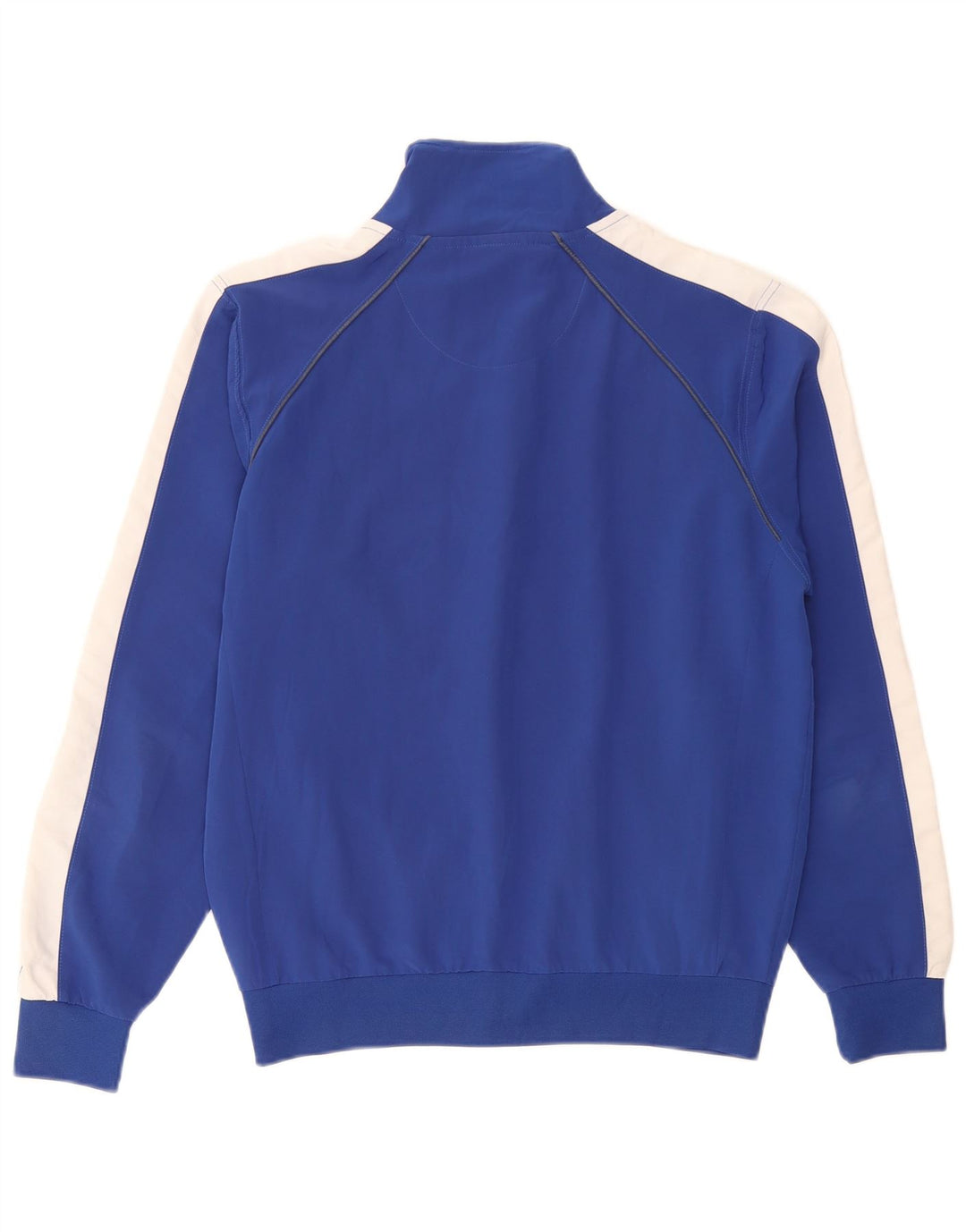Arena Mens Tracksuit Top Jacket Small Blue Colourblock Polyester