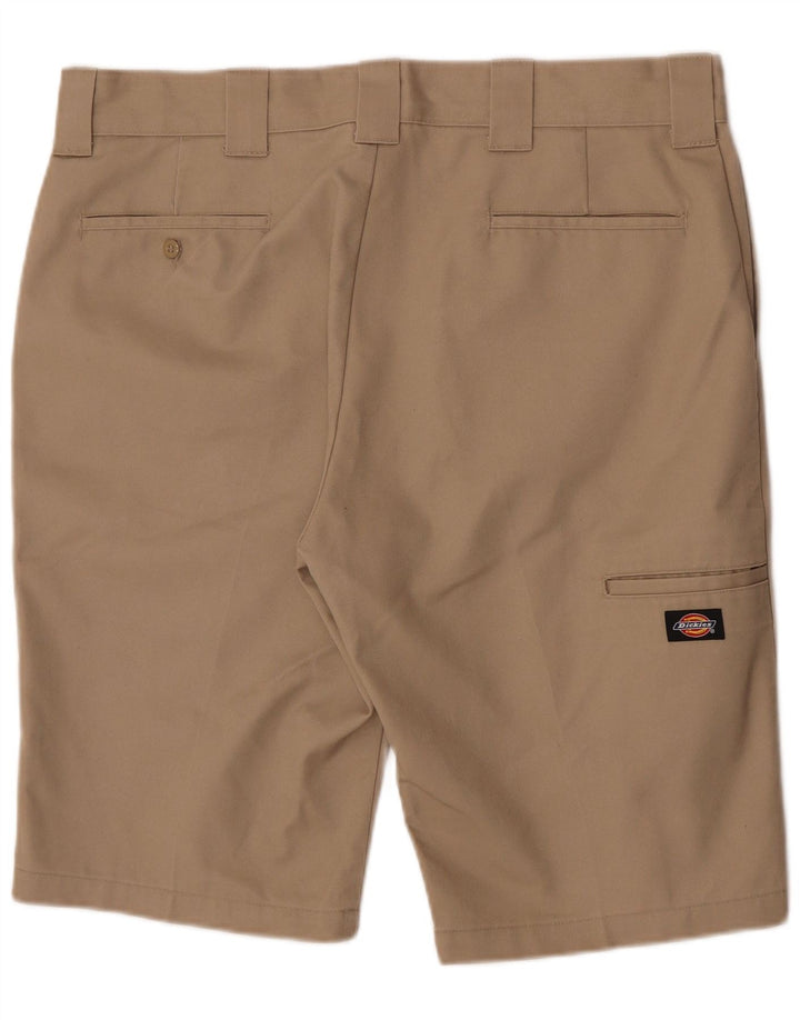 Dickies Mens Slim Fit Cargo Shorts W38 XL Beige Polyester