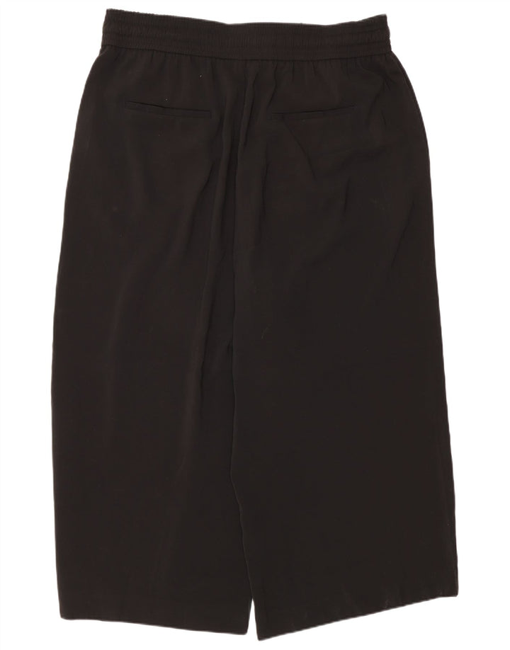 Zara Womens Culottes Casual Trousers 2XL W34 L25 Black Polyester