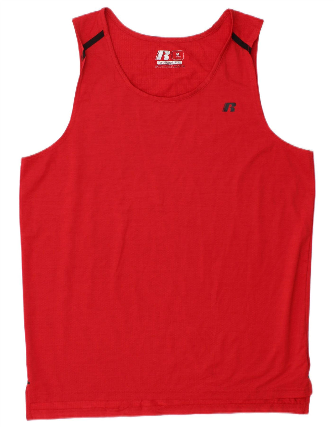 RUSSELL ATHLETIC Mens Dri-Power Vest Top Medium Red Polyester