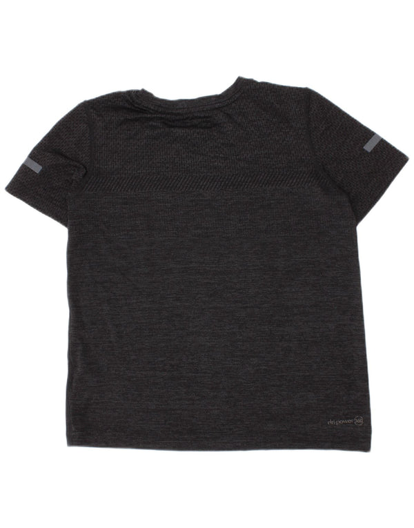 Russell Athletic Boys T-Shirt Top 6-7 Years Small Grey Flecked