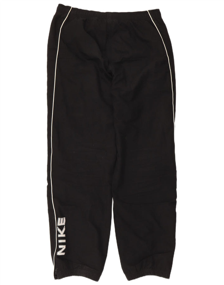 Nike Mens Graphic Tracksuit Trousers Joggers Medium Black Polyester