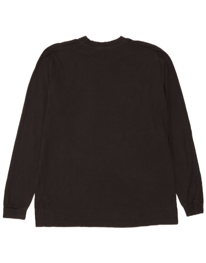 Puma Mens Graphic Top Long Sleeve XL Black Cotton
