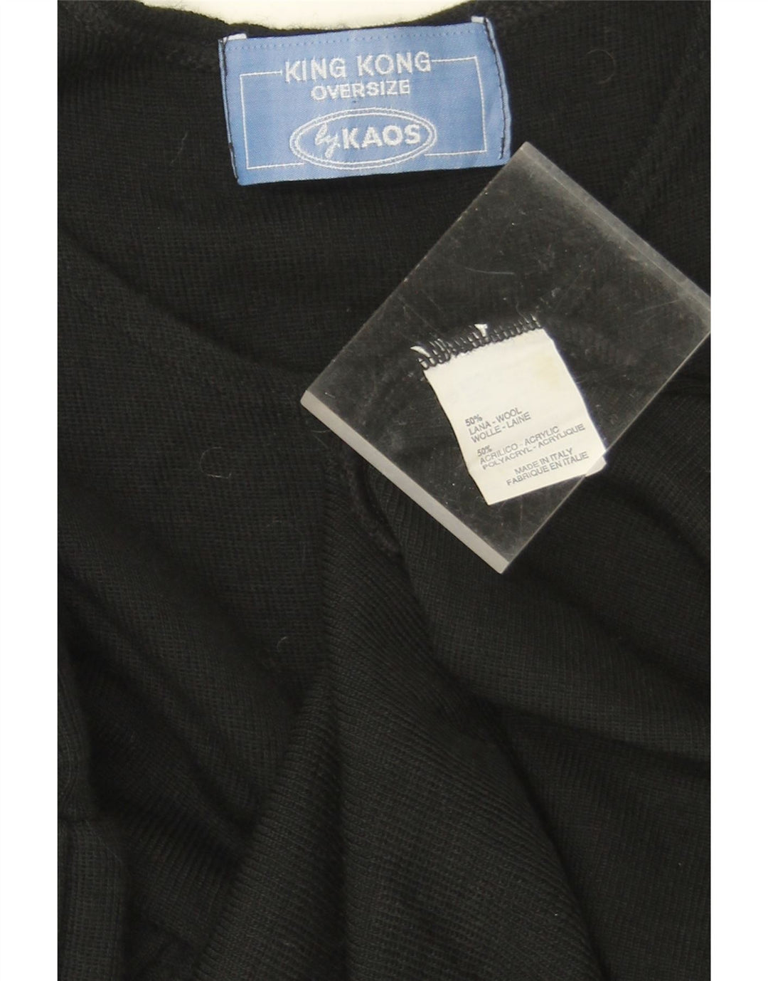 Kaos Womens Sleeveless Basic Dress One Size Black Wool