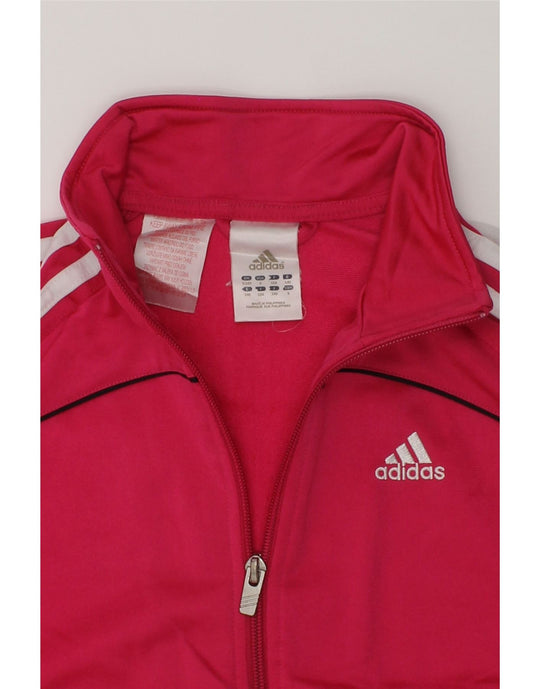 Amazon.com: adidas Girls' Big Kids Zip-Up Tricot Track
