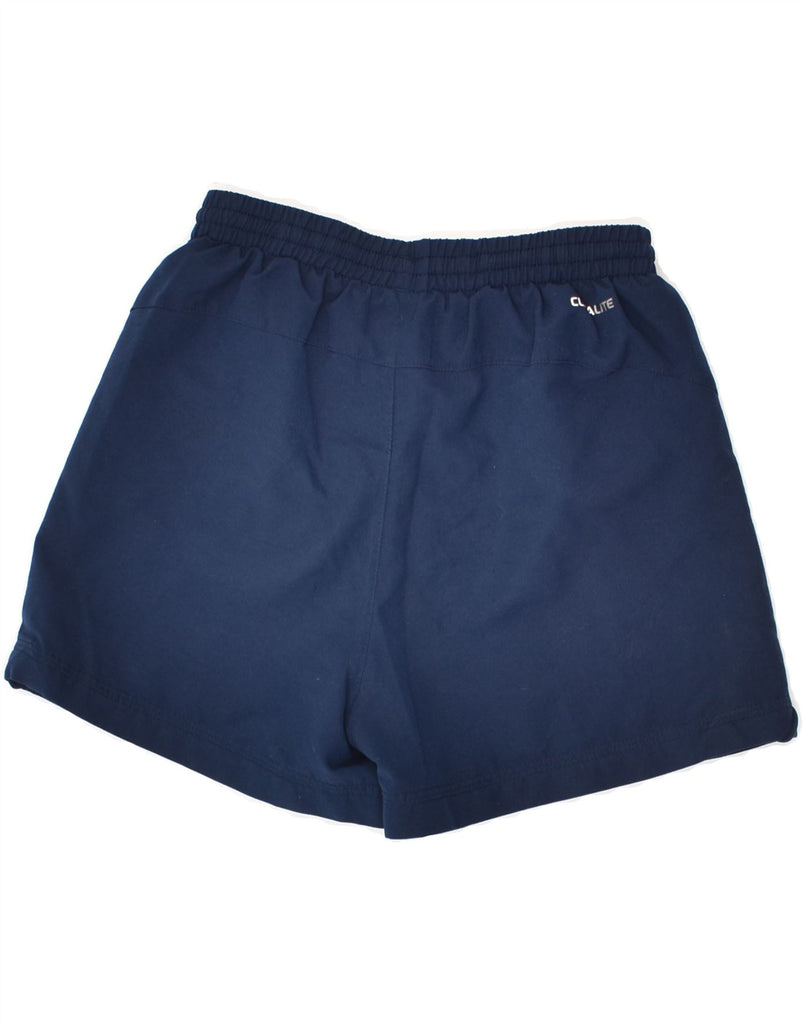 ADIDAS Boys Climalite Sport Shorts 9-10 Years Navy Blue Polyester | Vintage Adidas | Thrift | Second-Hand Adidas | Used Clothing | Messina Hembry 