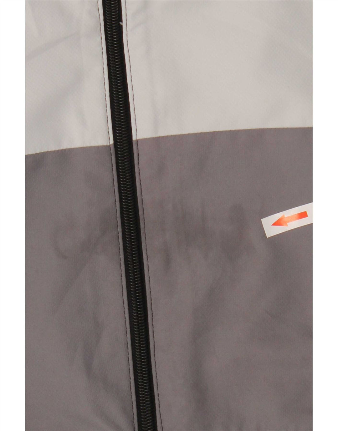Adidas Mens Hooded Tracksuit Top Jacket Medium Black Colourblock Polyester