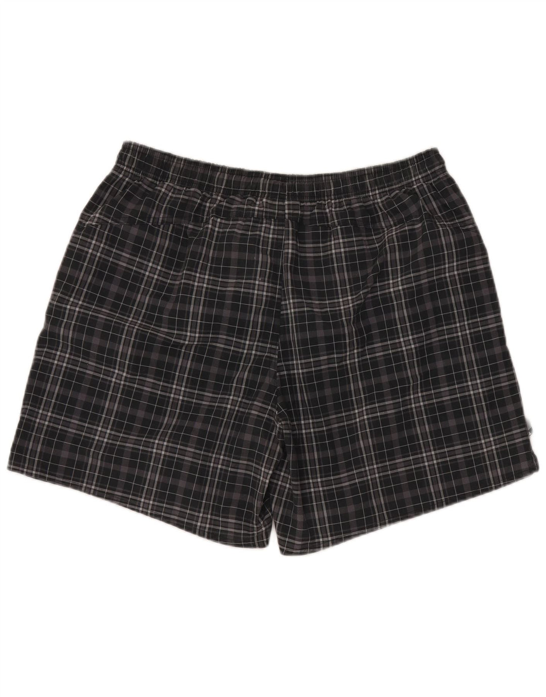 ADIDAS Mens Swimming Shorts Large  Black Check Polyester