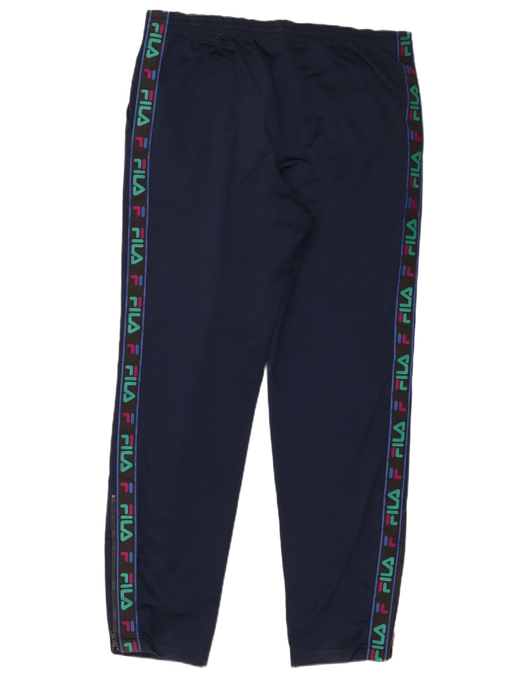 Fila Mens Graphic Tracksuit Trousers IT 48 Medium Navy Blue
