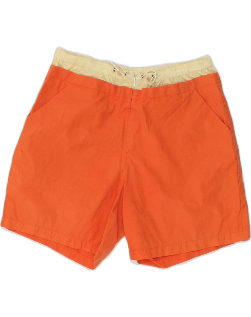 FILA Womens Sport Shorts IT 40 Small  Orange Cotton | Vintage Fila | Thrift | Second-Hand Fila | Used Clothing | Messina Hembry 