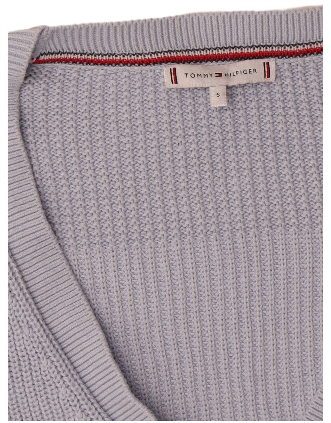 Tommy Hilfiger Womens Oversized Cardigan Sweater UK 10 Small Blue