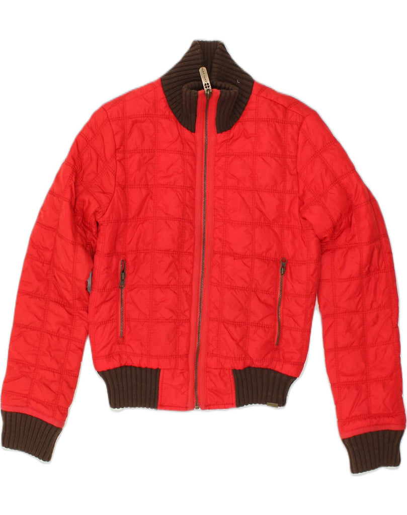 NAF NAF Womens Padded Jacket UK 12 Medium  Red | Vintage Naf Naf | Thrift | Second-Hand Naf Naf | Used Clothing | Messina Hembry 