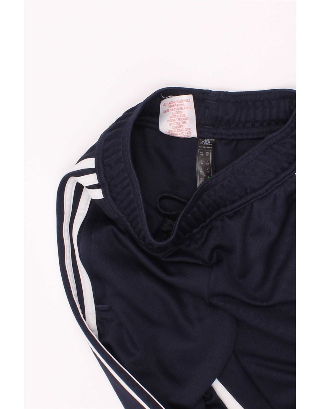 Adidas Boys Aeroready Tracksuit Trousers 7-8 Years Navy Blue Polyester