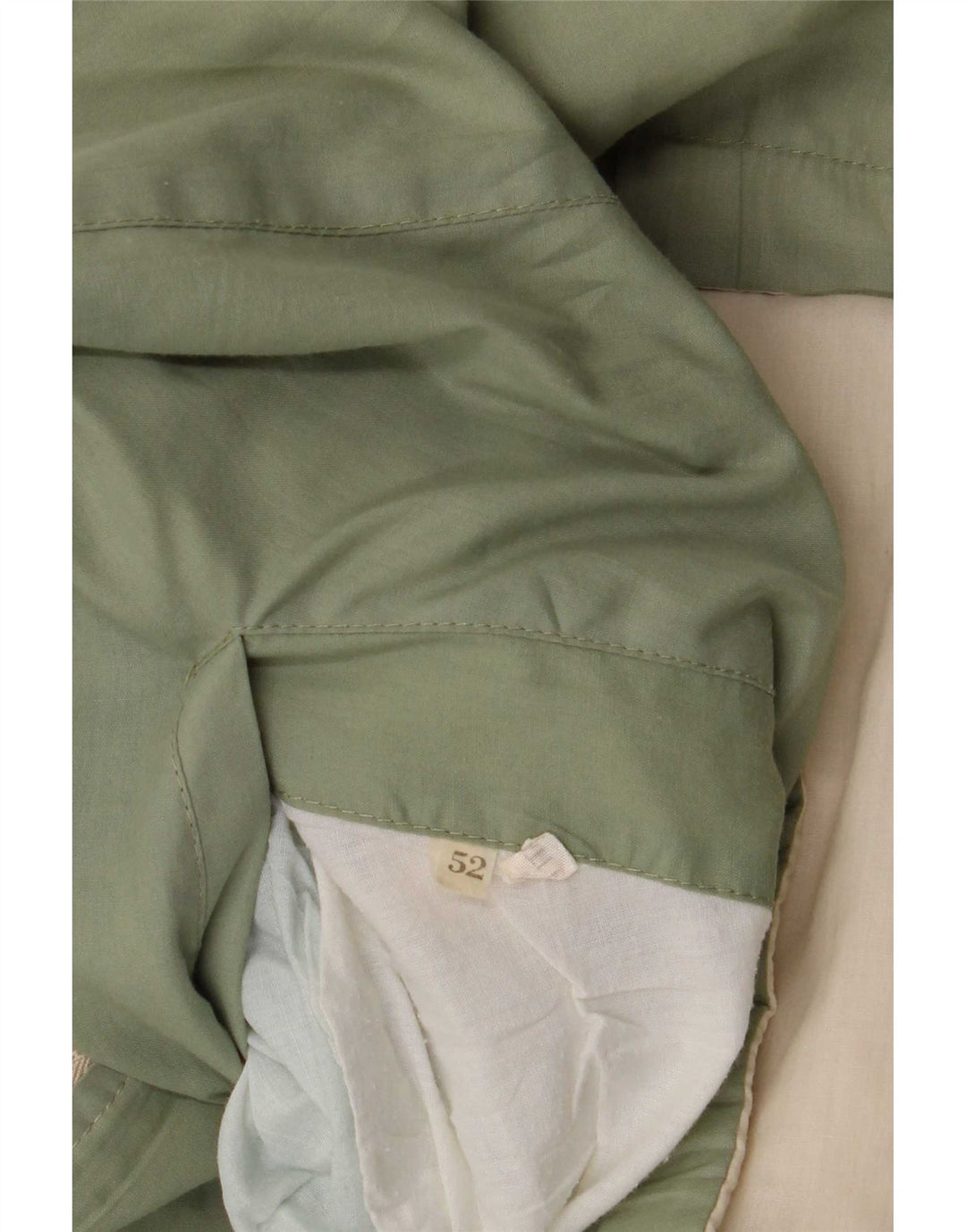 Vintage Mens Hooded Reversible Jacket IT 52 XL Green Colourblock
