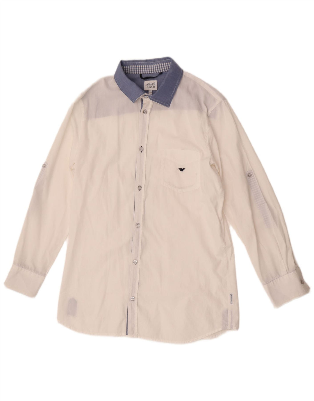 Armani Junior Boys Shirt 15-16 Years White