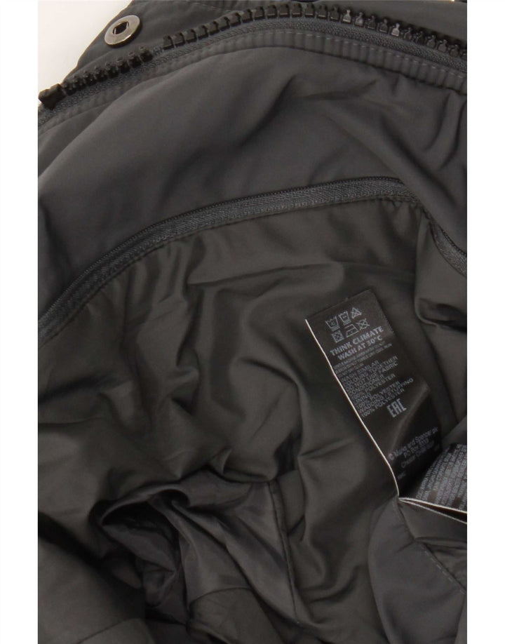 Marks & Spencer Mens Utility Jacket UK 46 3XL Grey Polyester