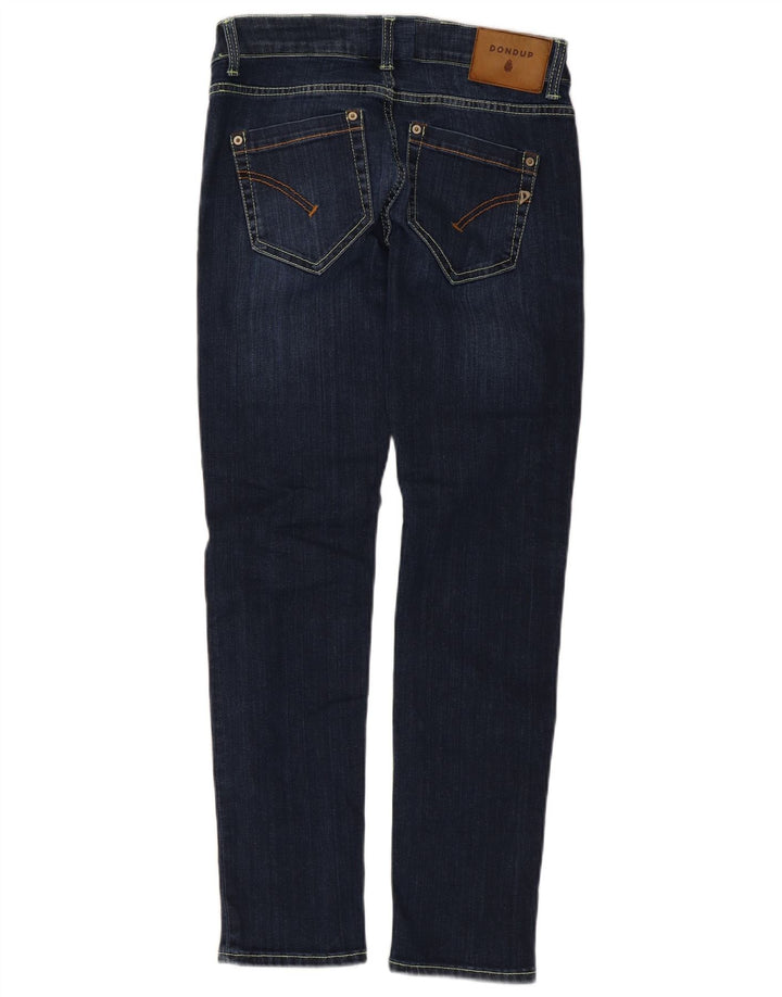 Dondup Womens Skinny Jeans W30 L28 Navy Blue