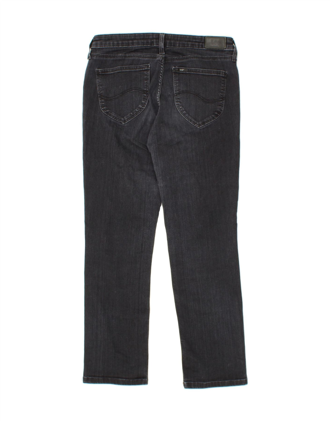 LEE Womens Straight Jeans W32 L26  Black Cotton Vintage Lee and Second-Hand Lee from Messina Hembry 