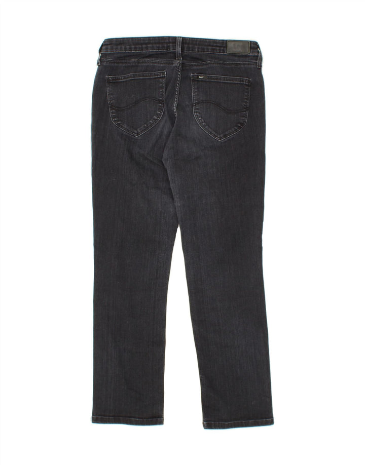 LEE Womens Straight Jeans W32 L26  Black Cotton Vintage Lee and Second-Hand Lee from Messina Hembry 