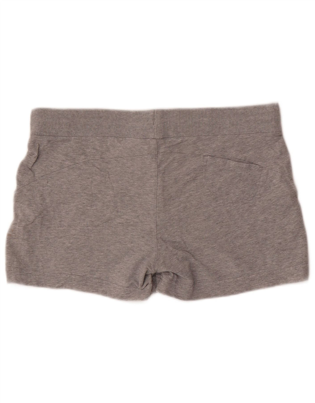 Nike Womens Sport Shorts UK 12/14 Medium Grey Cotton