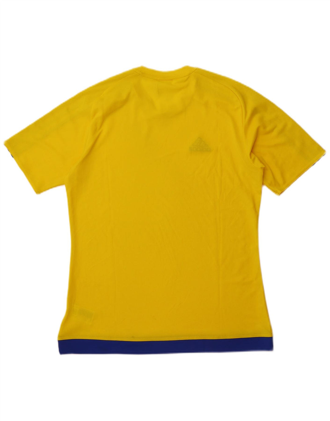 ADIDAS Mens Climalite T-Shirt Top Medium Yellow Polyester