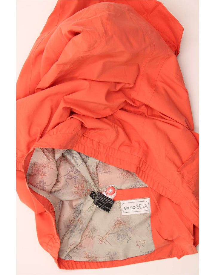 VINTAGE Womens Bomber Jacket UK 20 2XL Orange Polyester Vintage Vintage and Second-Hand Vintage from Messina Hembry 