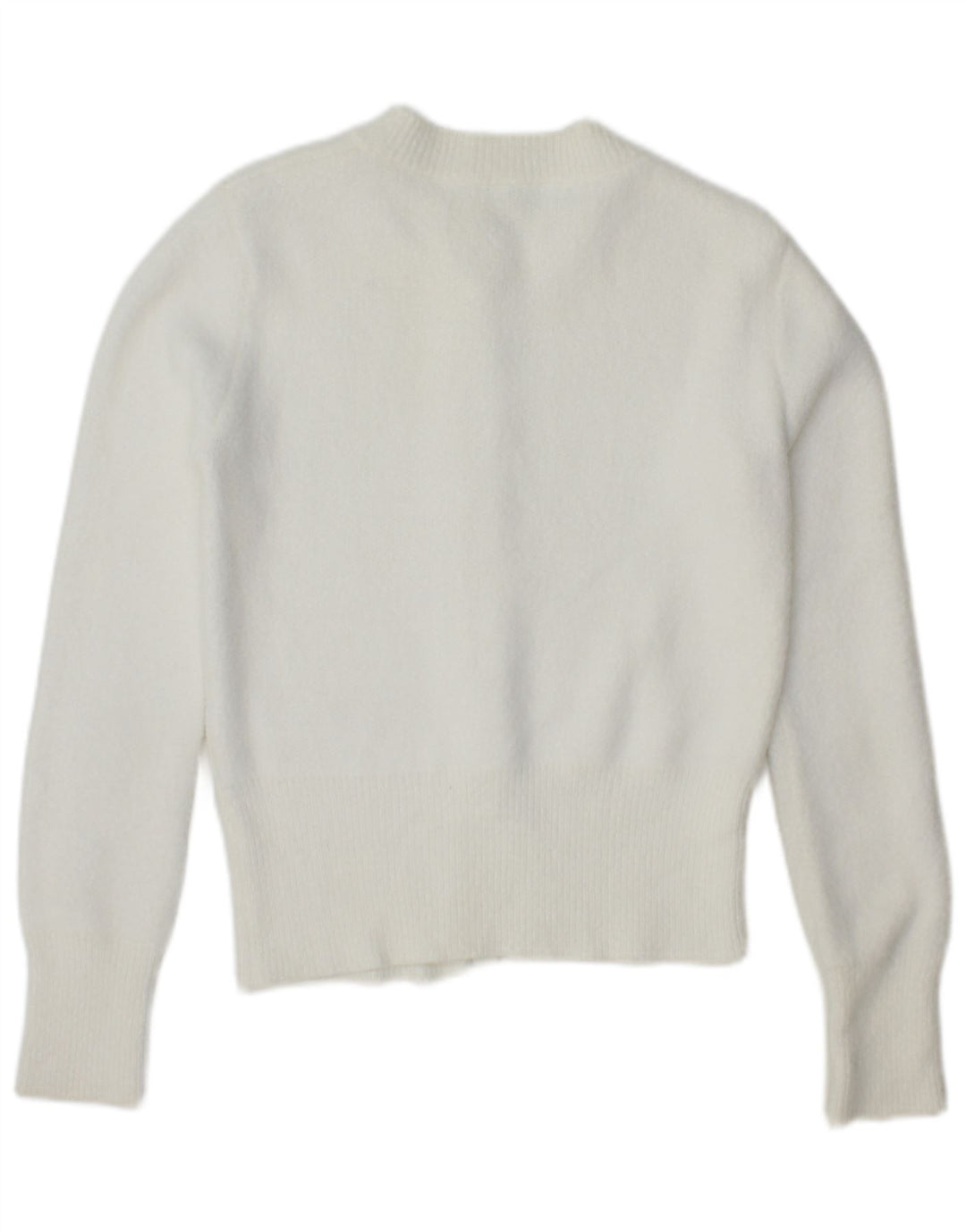 Zara Womens Cardigan Sweater UK 10 Small White
