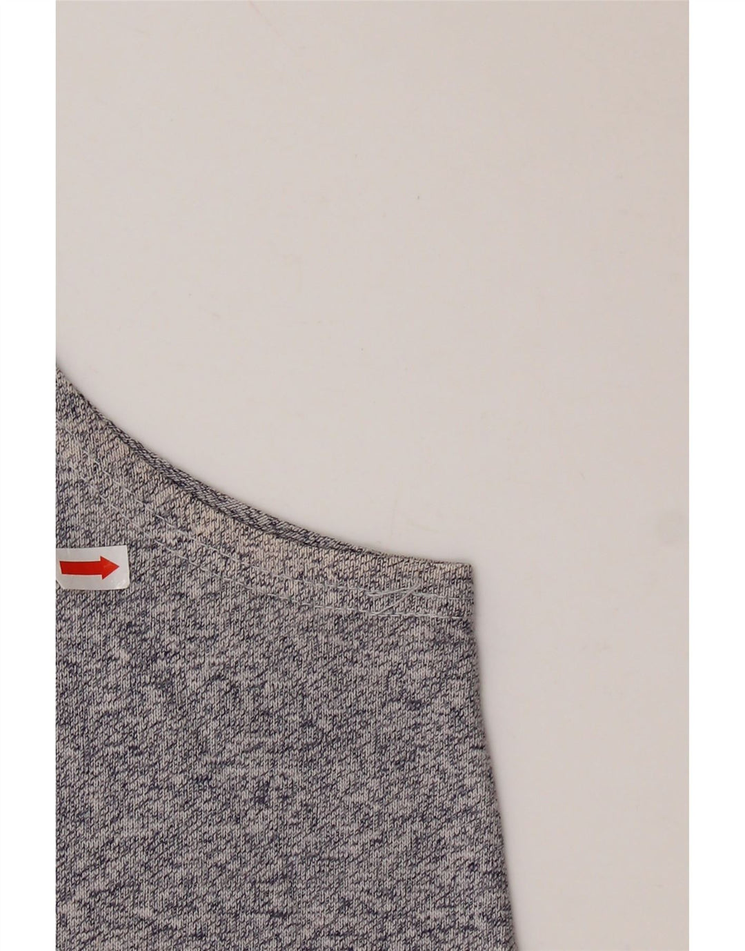 CHAMPION Womens Vest Top UK 12 Medium Grey Flecked