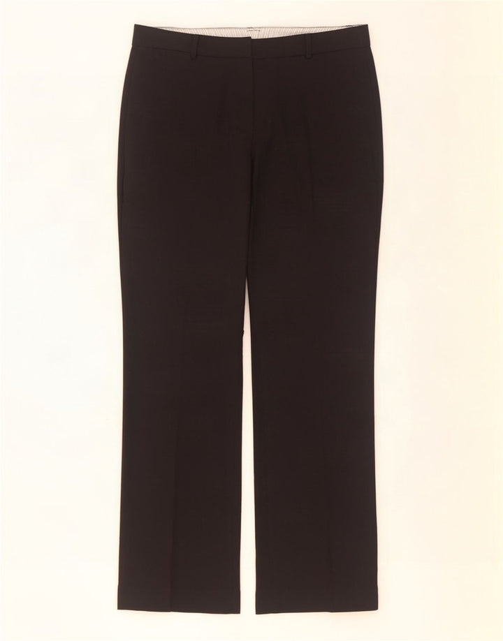Marks & Spencer Womens Bootcut Suit Trousers UK 10 Small W31 L30 Black
