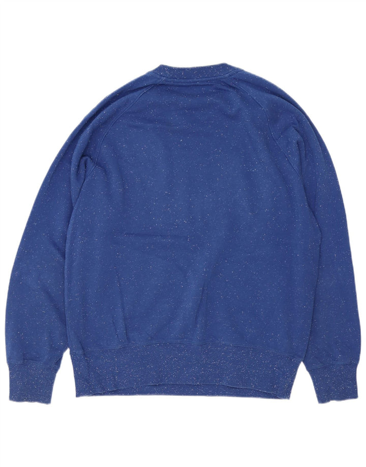 Under Armour Mens Sweatshirt Jumper Medium Blue Flecked Cotton
