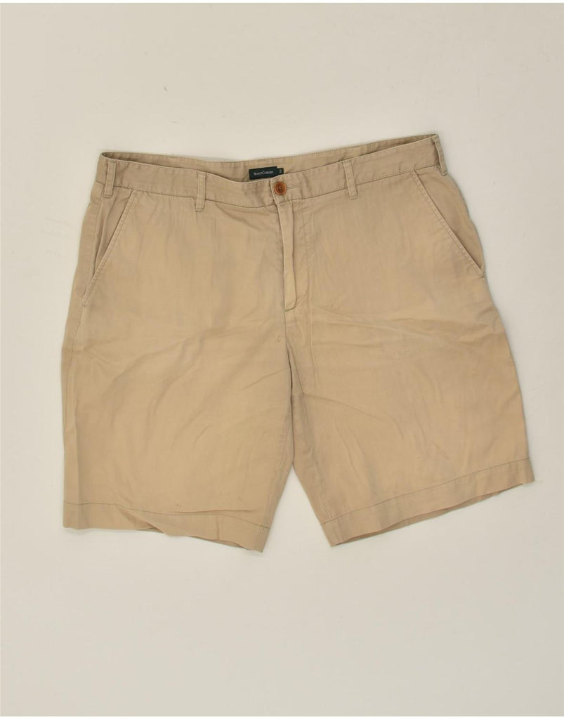 HENRY COTTONS Mens Chino Shorts IT 54 2XL W36  Beige Cotton | Vintage Henry Cottons | Thrift | Second-Hand Henry Cottons | Used Clothing | Messina Hembry 