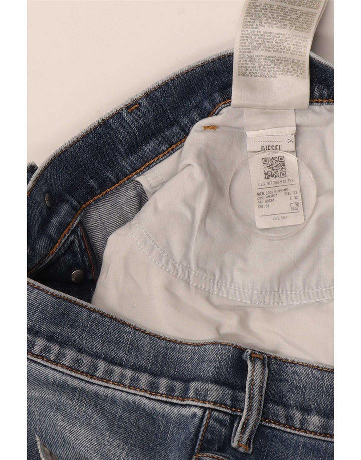 Diesel Mens Slim Jeans W33 L28 Blue Cotton