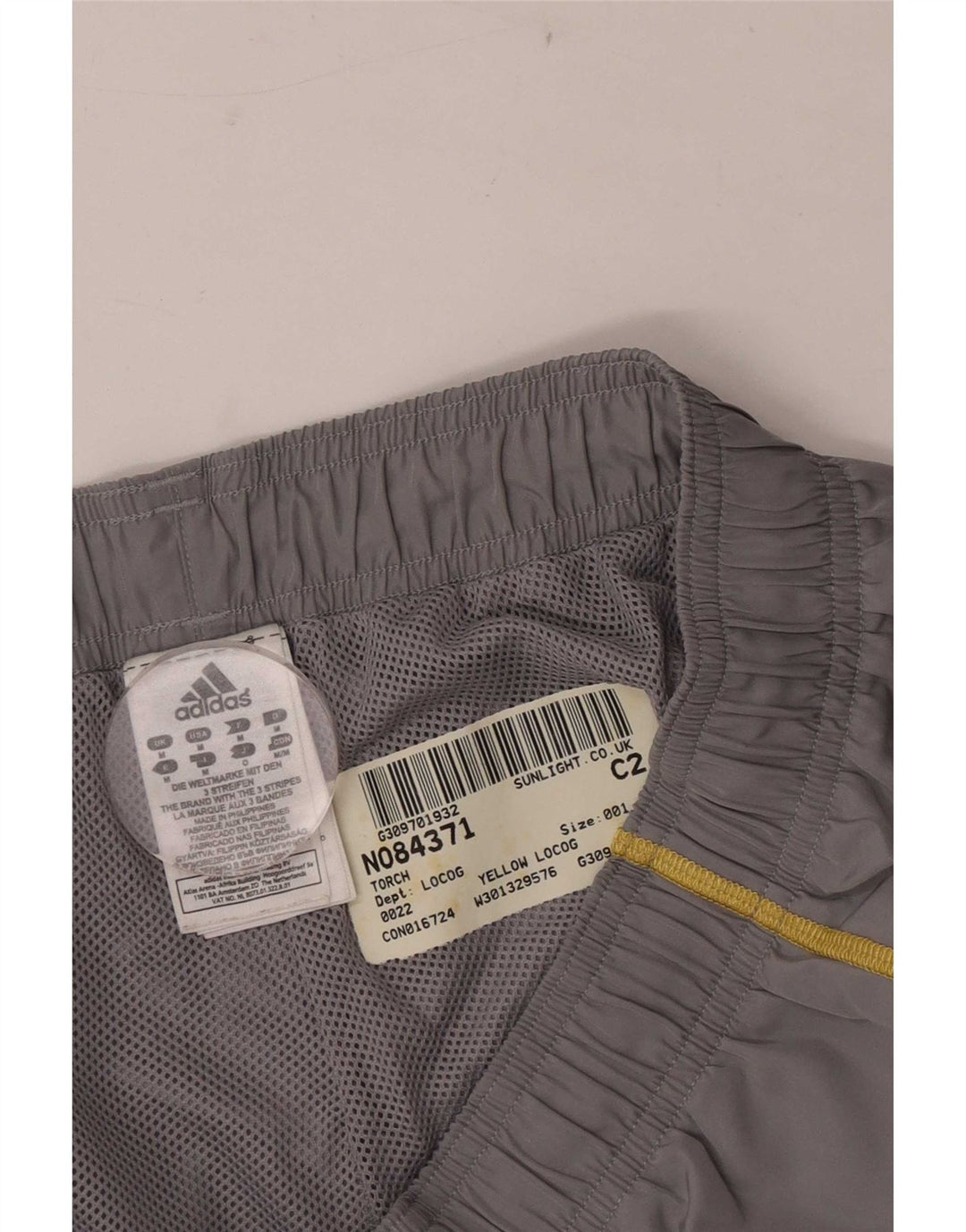 Adidas Mens Graphic Sport Shorts Medium Grey Polyester