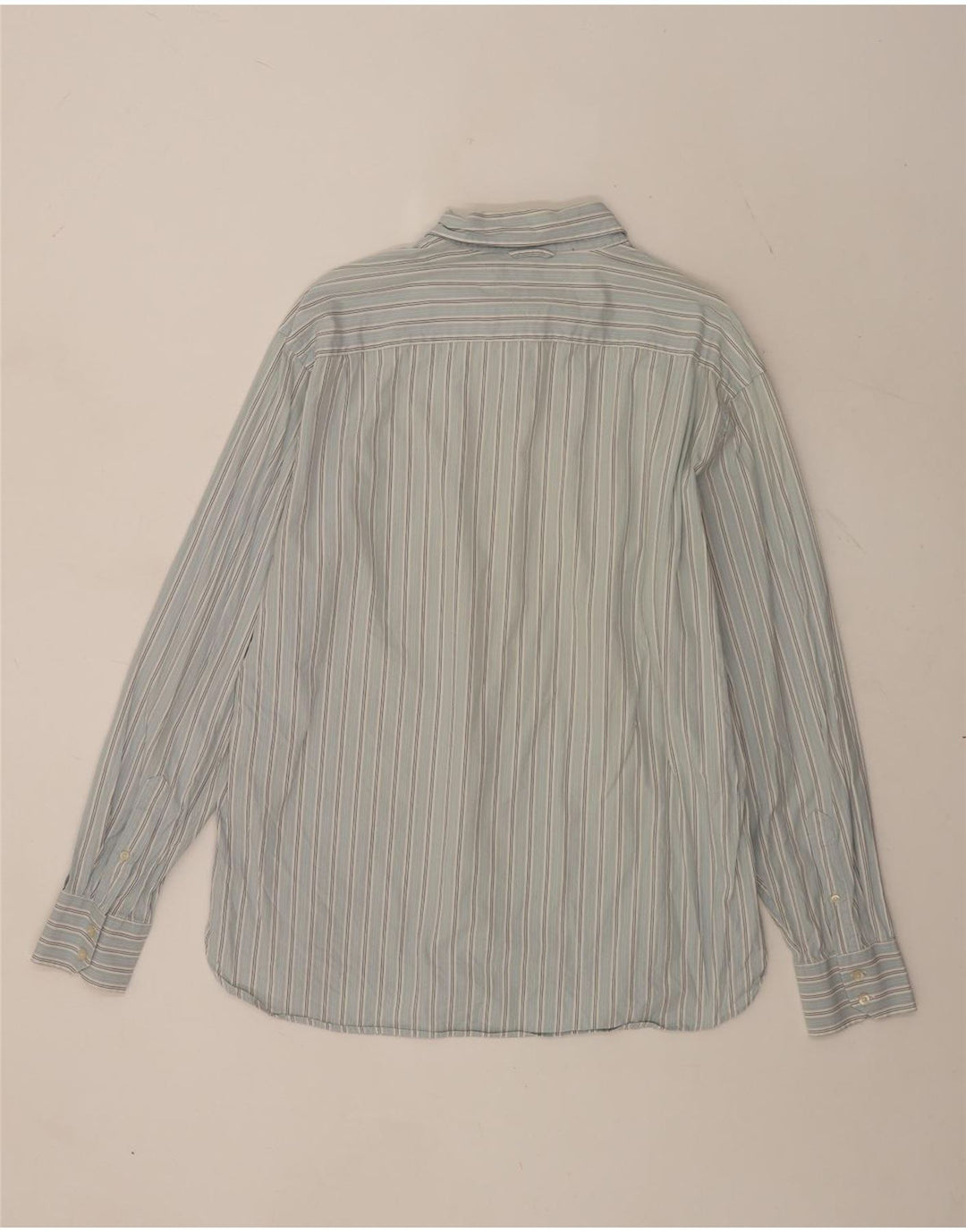 Tommy Hilfiger Mens Shirt XL Blue Striped Cotton