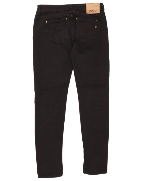 DONDUP Womens Slim Jeans W28 L30 Black Cotton