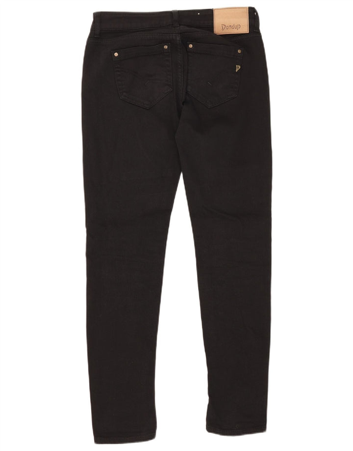 DONDUP Womens Slim Jeans W28 L30 Black Cotton