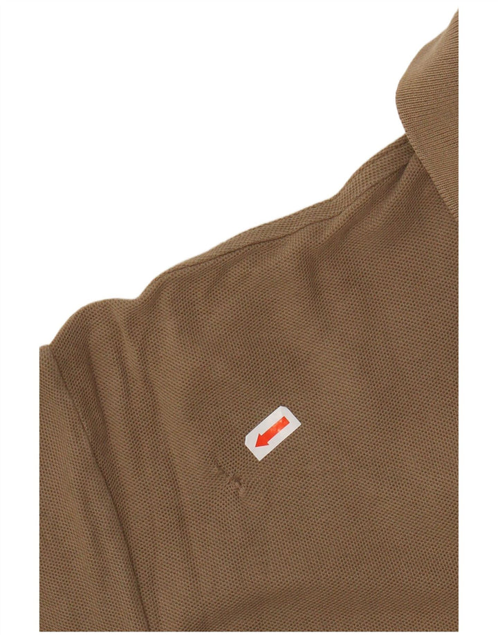 FILA Mens Polo Shirt Medium Brown