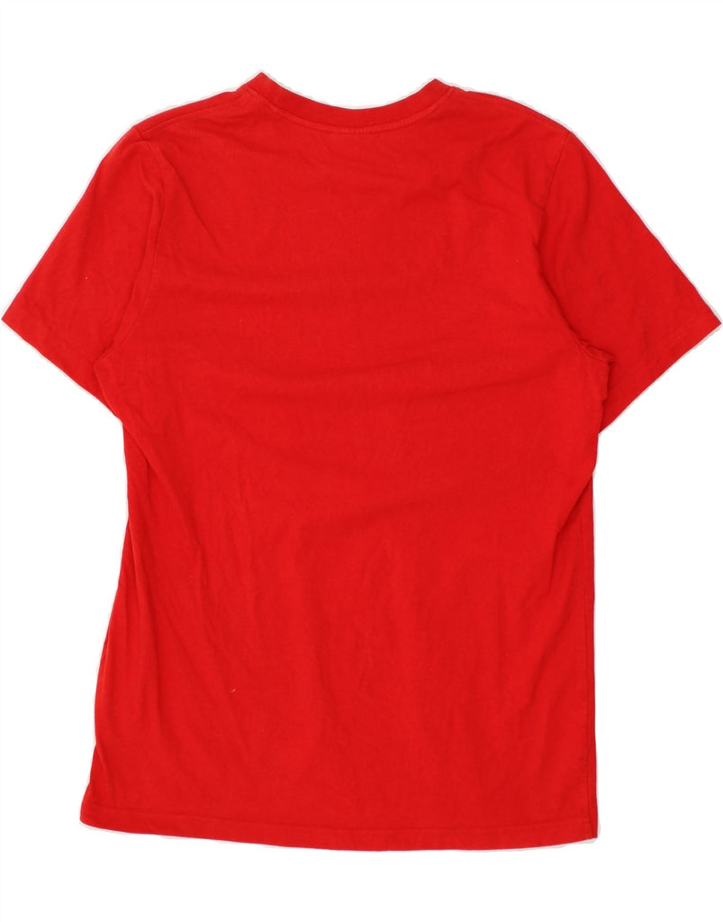 ADIDAS Mens Graphic T-Shirt Top UK 40/42 Medium Red Cotton Vintage Adidas and Second-Hand Adidas from Messina Hembry 