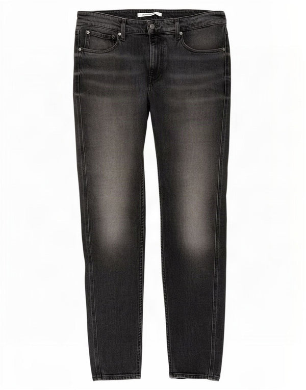 Calvin Klein Mens Slim Jeans W32 L32 Grey Cotton