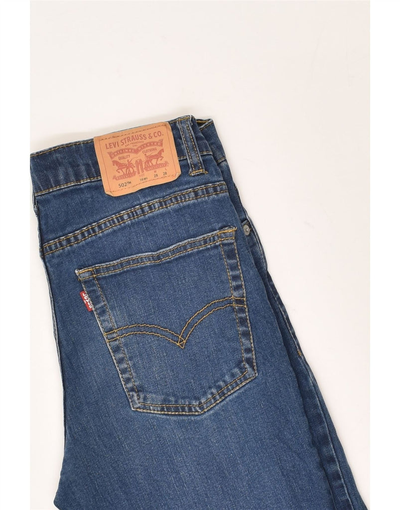 LEVI'S Girls 502 Regular Tapered Jeans 15-16 Years W28 L28  Blue Cotton | Vintage Levi's | Thrift | Second-Hand Levi's | Used Clothing | Messina Hembry 