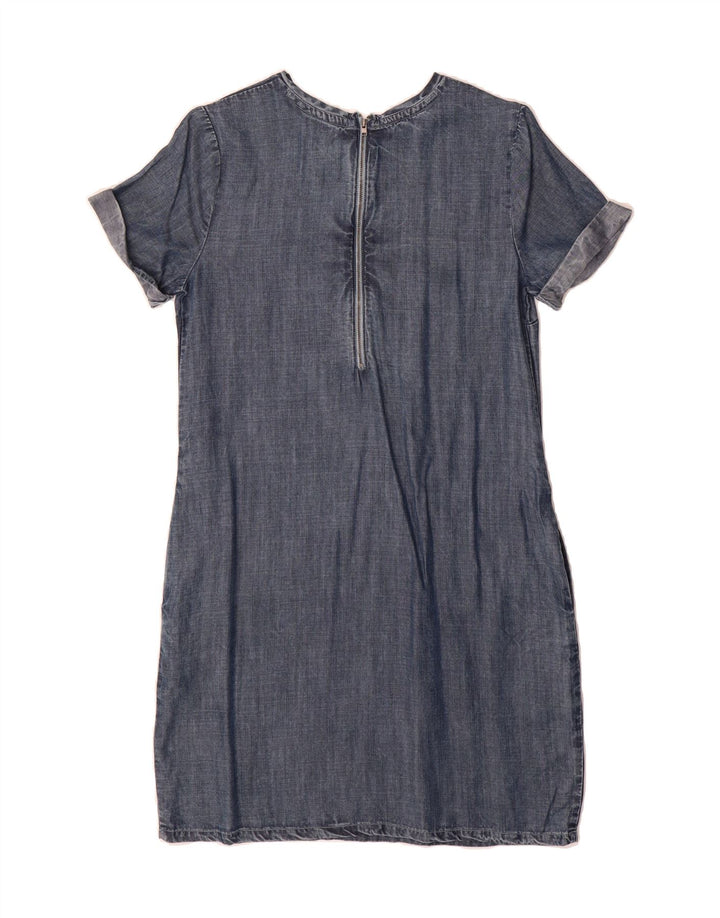 SUPERDRY Womens Denim Dress UK 8 Small Blue Lyocell Vintage Superdry and Second-Hand Superdry from Messina Hembry 