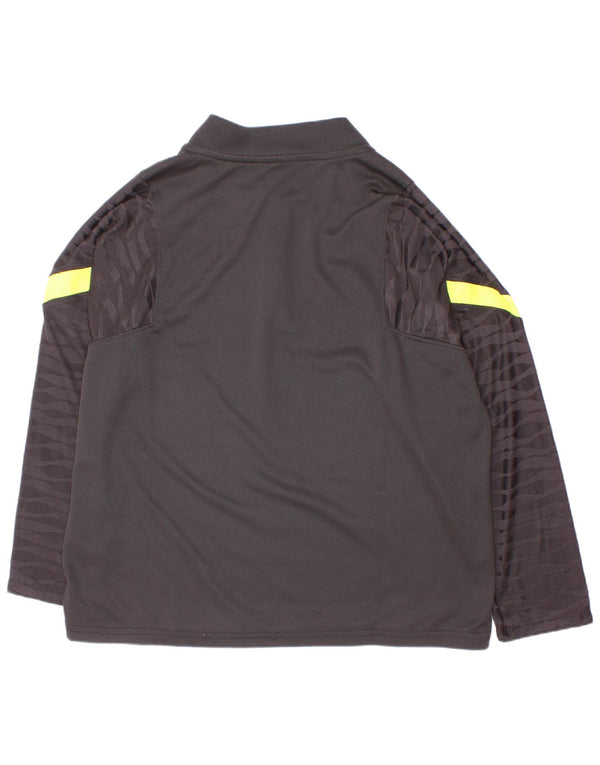Nike Boys Graphic Pullover Tracksuit Top 10-11 Years Medium Black