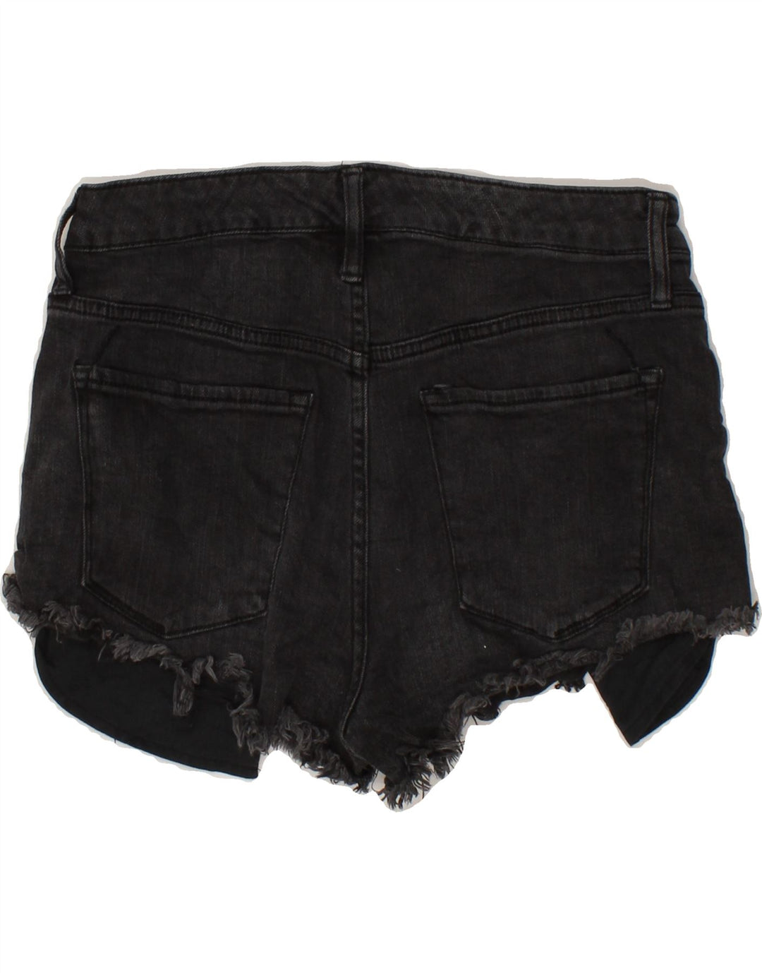 MOSSIMO Womens High Waist Denim Shorts US 8 Medium W30  Black Cotton Vintage Mossimo and Second-Hand Mossimo from Messina Hembry 
