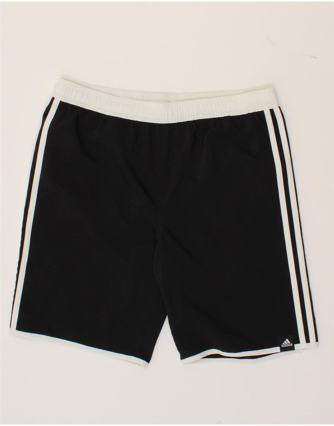 ADIDAS Boys Sport Shorts 15-16 Years Black Colourblock Polyester Vintage Adidas and Second-Hand Adidas from Messina Hembry 