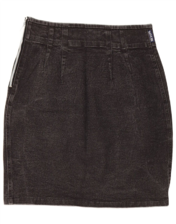 Kappa Womens Denim Skirt W26 Small  Black