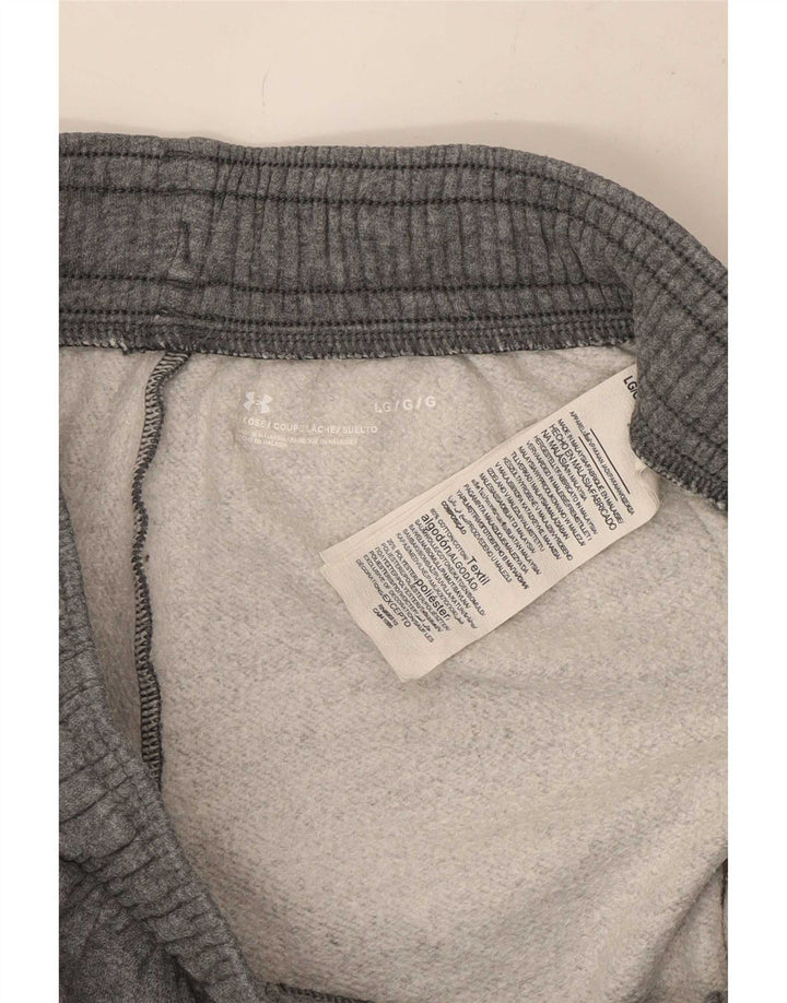 Under Armour Mens Sport Shorts Large Grey Cotton