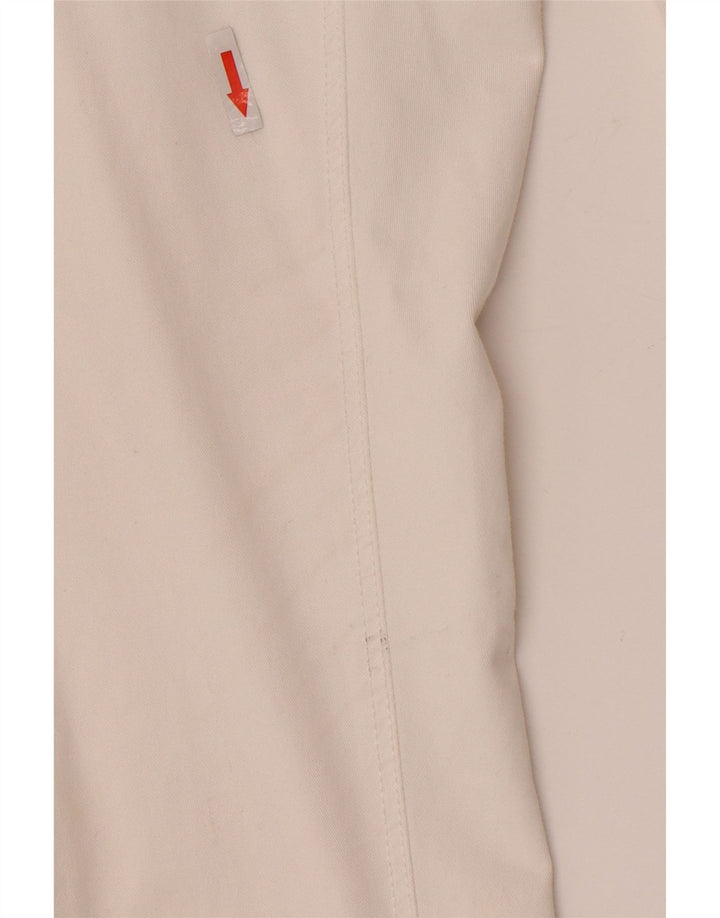 Massimo Dutti Mens Slim Chino Trousers EU 42 Large W32 L31 White